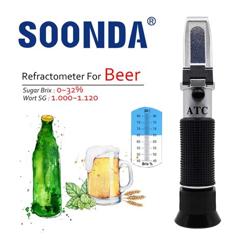 good refractometer for beer|beer sample for refractometer testing.